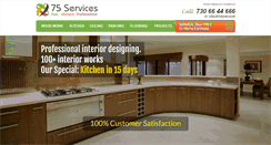 Desktop Screenshot of 75services.com